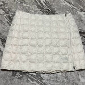 The North Face White Quilted Mini Skirt